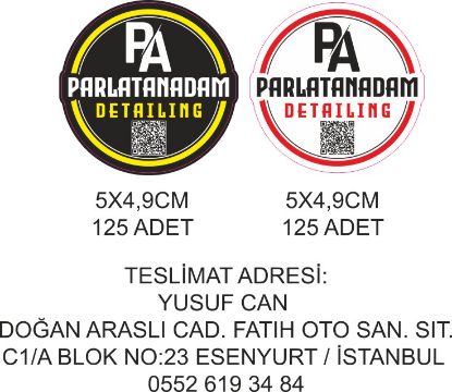 Sobe Reklam Normal Kesimli Damla Etiketler