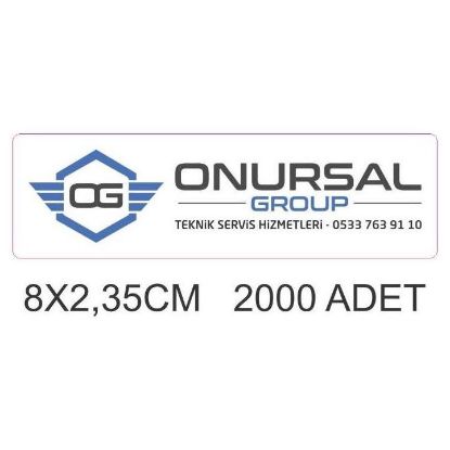 Sobe Reklam Normal Kesimli Damla Etiketler