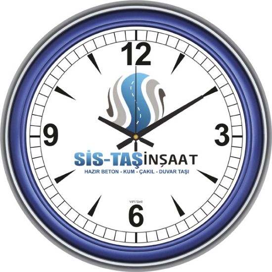 Sobe Reklam V30-523-GL Plastik Duvar Saati