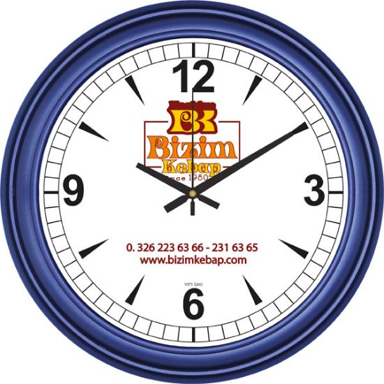 Sobe Reklam V30-523-L Plastik Duvar Saati