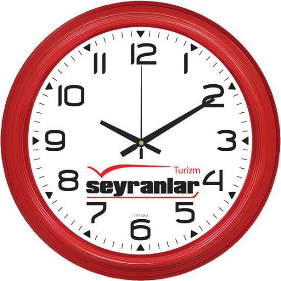 Sobe Reklam V30-504-K Plastik Duvar Saati