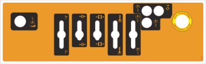 Sobe Reklam Özel Kesimli Damla Etiketler