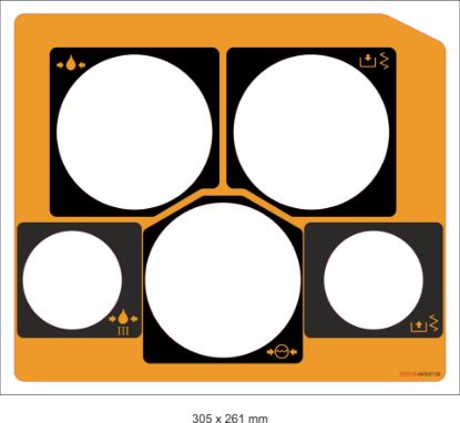 Sobe Reklam Özel Kesimli Damla Etiketler