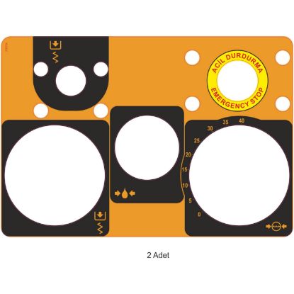 Sobe Reklam Özel Kesimli Damla Etiketler