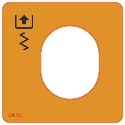 Sobe Reklam Özel Kesimli Damla Etiketler