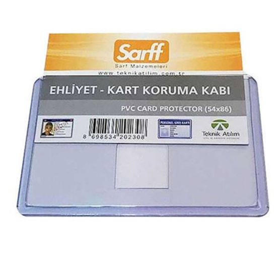 Pvc Kimlik Ehliyet Koruma Kabı resmi