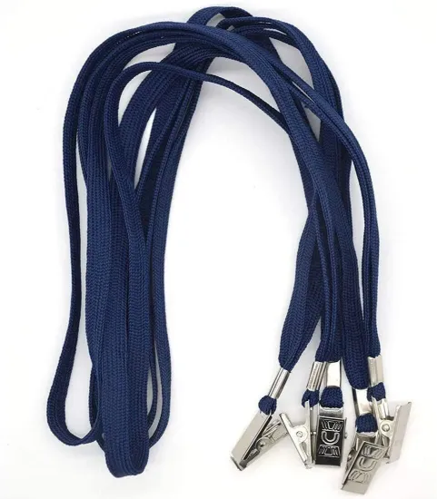Metal Klipsli Lacivert İp 50 Adet resmi