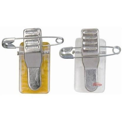 Yapışkanlı İğneli Klips 100 Adet resmi