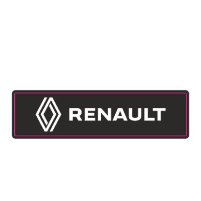 RENAULT En (mm): 64 Boy (mm): 16 Folyo Türü: PVC Opak Folyo Baskı Türü: EcoSolvent CMYK BASKI resmi