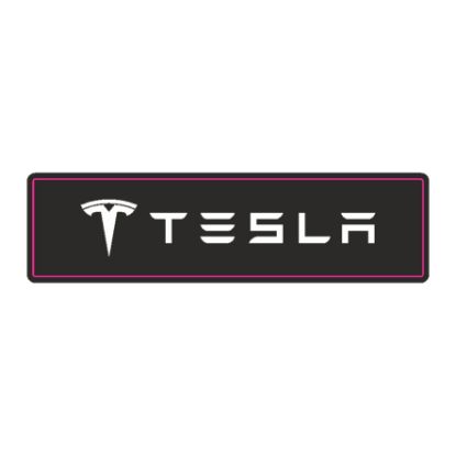 TESLA En (mm): 64 Boy (mm): 16 Folyo Türü: PVC Opak Folyo Baskı Türü: EcoSolvent CMYK BASKI resmi