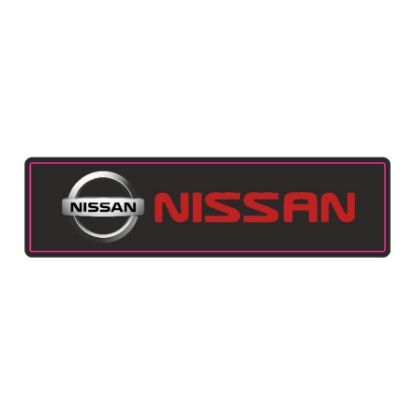 NISSAN En (mm): 64 Boy (mm): 16 Folyo Türü: PVC Opak Folyo Baskı Türü: EcoSolvent CMYK BASKI resmi