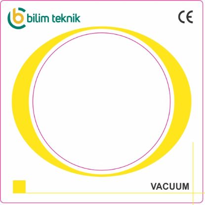 Vacuum Dış 70 x 70 mm, İç Çap 47,5 mm En (mm): 70 Boy (mm): 70 Folyo Türü: PVC Opak Folyo Baskı Türü: EcoSolvent CMYK BASKI resmi